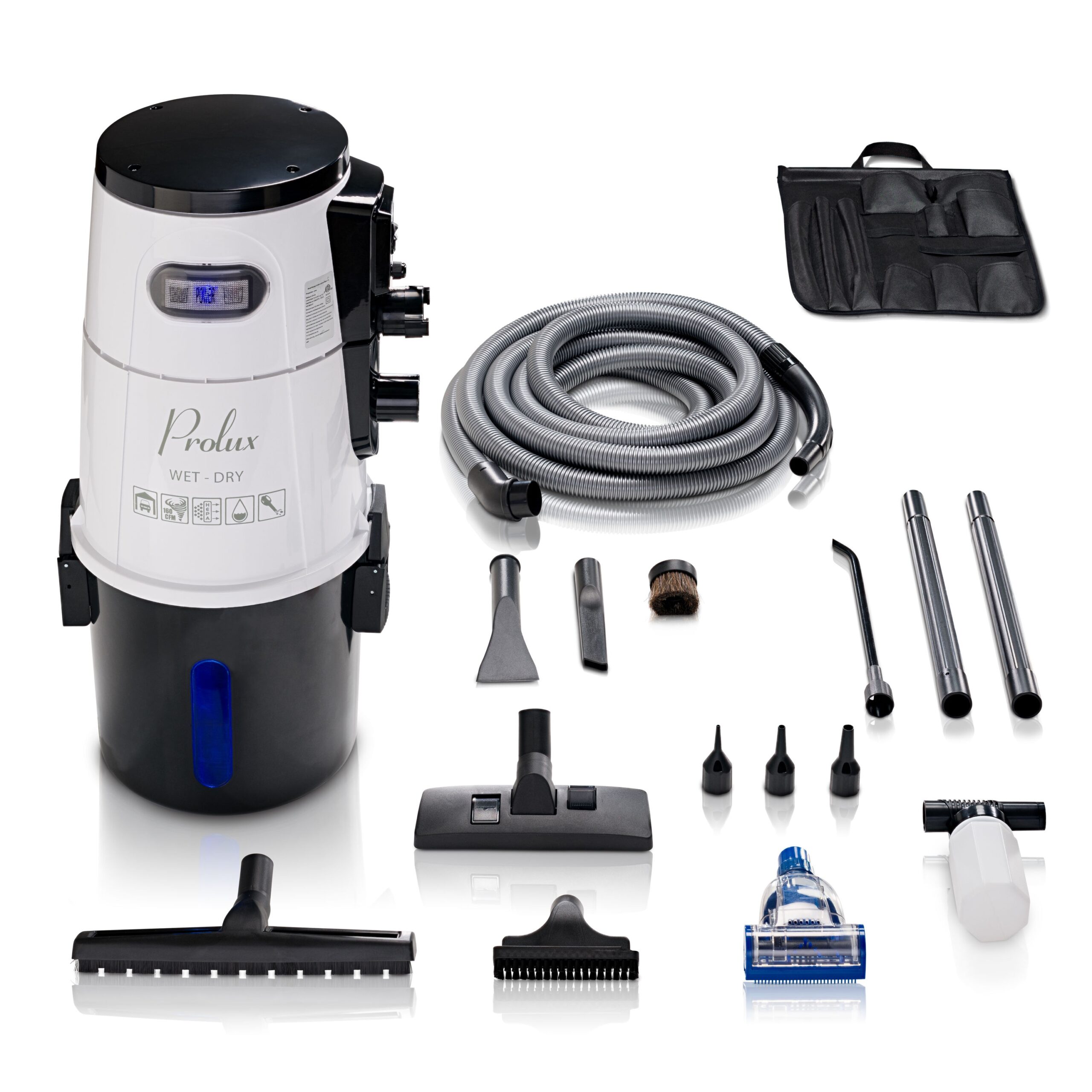 Prolux 5.3-Gallon 6.5 HP Corded Wet/Dry Shop Vacuum with Accessories Included