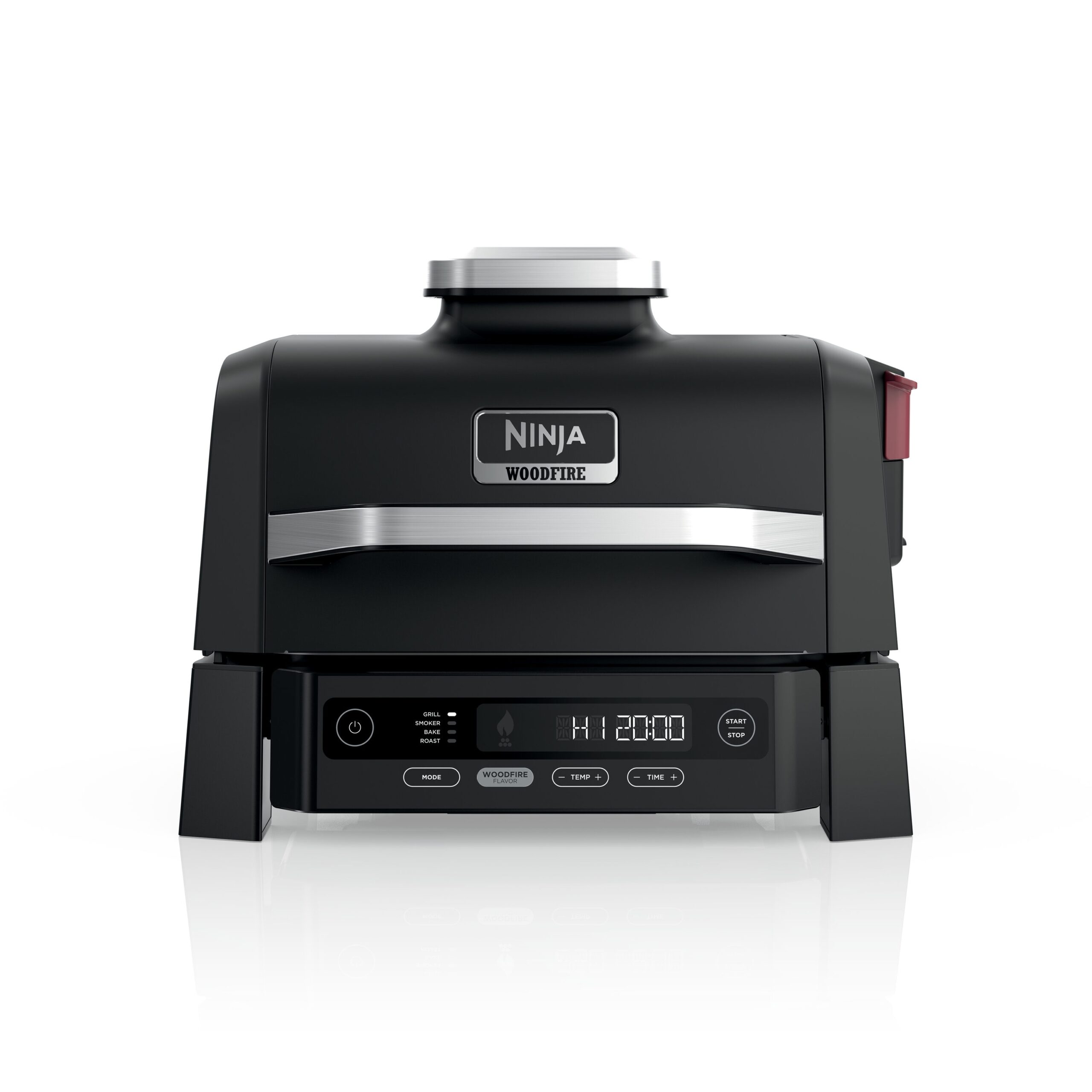 Ninja Woodfire Outdoor 4-in-1 Smoker OG301 1760 -Watt Black Electric Grill