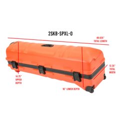 SKB Cases ATA Staff Pro XL Hard Plastic Storage Cart Golf Travel Case Orange