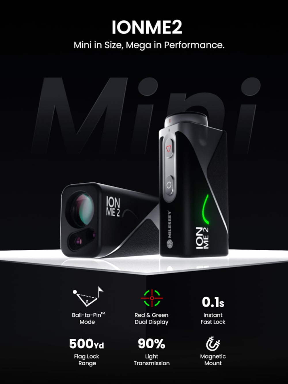 MILESEEY Oled Display Golf Laser Range Finder with Slope