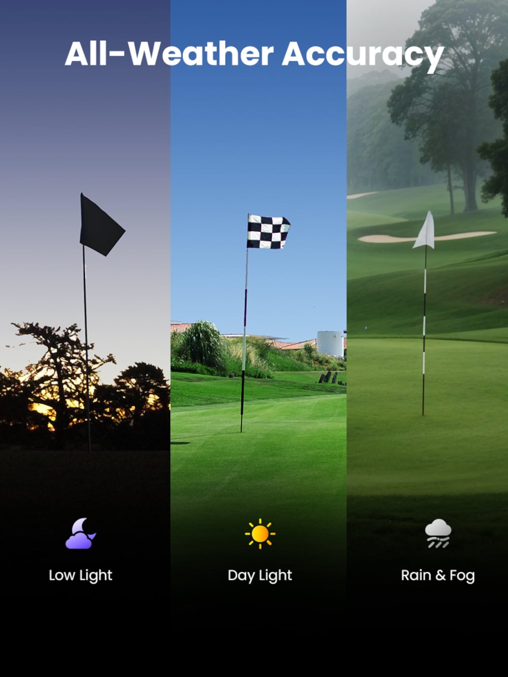 MILESEEY Oled Display Golf Laser Range Finder with Slope