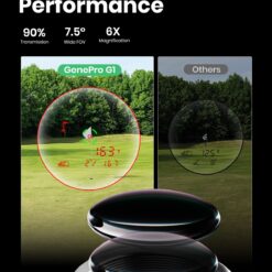 MILESEEY SmartSlope Technology 600-Yard Flag-Lock Precision Golf Range Finder