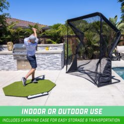 GoSports ELITE Golf Practice Hitting Net - 7.5 ft x 7.5 ft