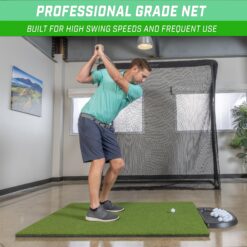 GoSports ELITE Golf Practice Hitting Net - 7.5 ft x 7.5 ft