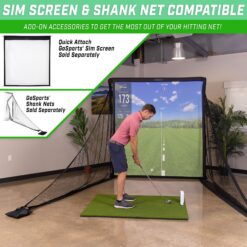 GoSports ELITE Golf Practice Hitting Net - 7.5 ft x 7.5 ft