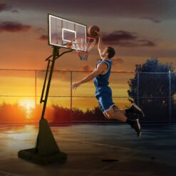Flynama Indoor/Outdoor Portable 44-in Basketball System