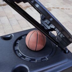 IE Sports Portable Basketball Hoop with Adjustable Height with 44 Inch Backboard and Rebounder