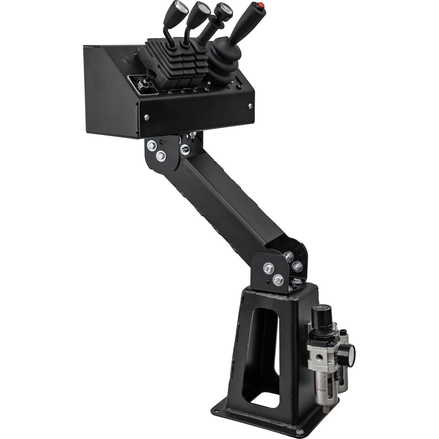 Buyers Products Pedestal 7 Bank Top with Base and Offset Arm
