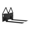 Garvee 45 Skid Steer Pallet Forks Heavy Duty 3200 lbs Capacity Skid Steer Forks Attachment for Tractors and Loaders Quick Attach Mount Black