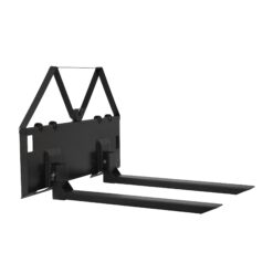 Garvee 45 Skid Steer Pallet Forks Heavy Duty 3200 lbs Capacity Skid Steer Forks Attachment for Tractors and Loaders Quick Attach Mount Black