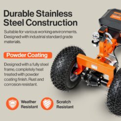 SuperHandy Orange Steel Dolly