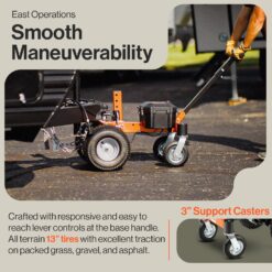 SuperHandy Orange Steel Dolly