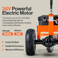 SuperHandy Orange Steel Dolly