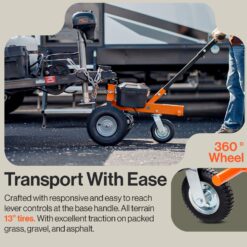 SuperHandy Orange Steel Dolly