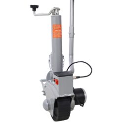 Tatayosi Electric Trailer Dolly 5000lbs Towing Capacity 350W 12V Trailer Jockey Wheel with 22 ft/min Moving Speed 8 Inches Rubber Tire for Moving Trailer Caravan Boat