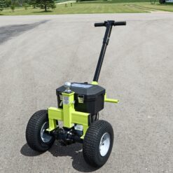 Tow Tuff TMD-35ETD8 Adjustable 3500 Lbs Capacity Electric Trailer Dolly Green