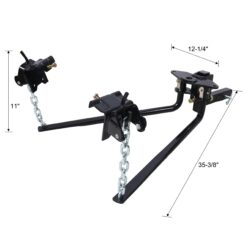 Tatayosi 12000lb Weight Distribution Hitch with Height Adjustable Forged Shank