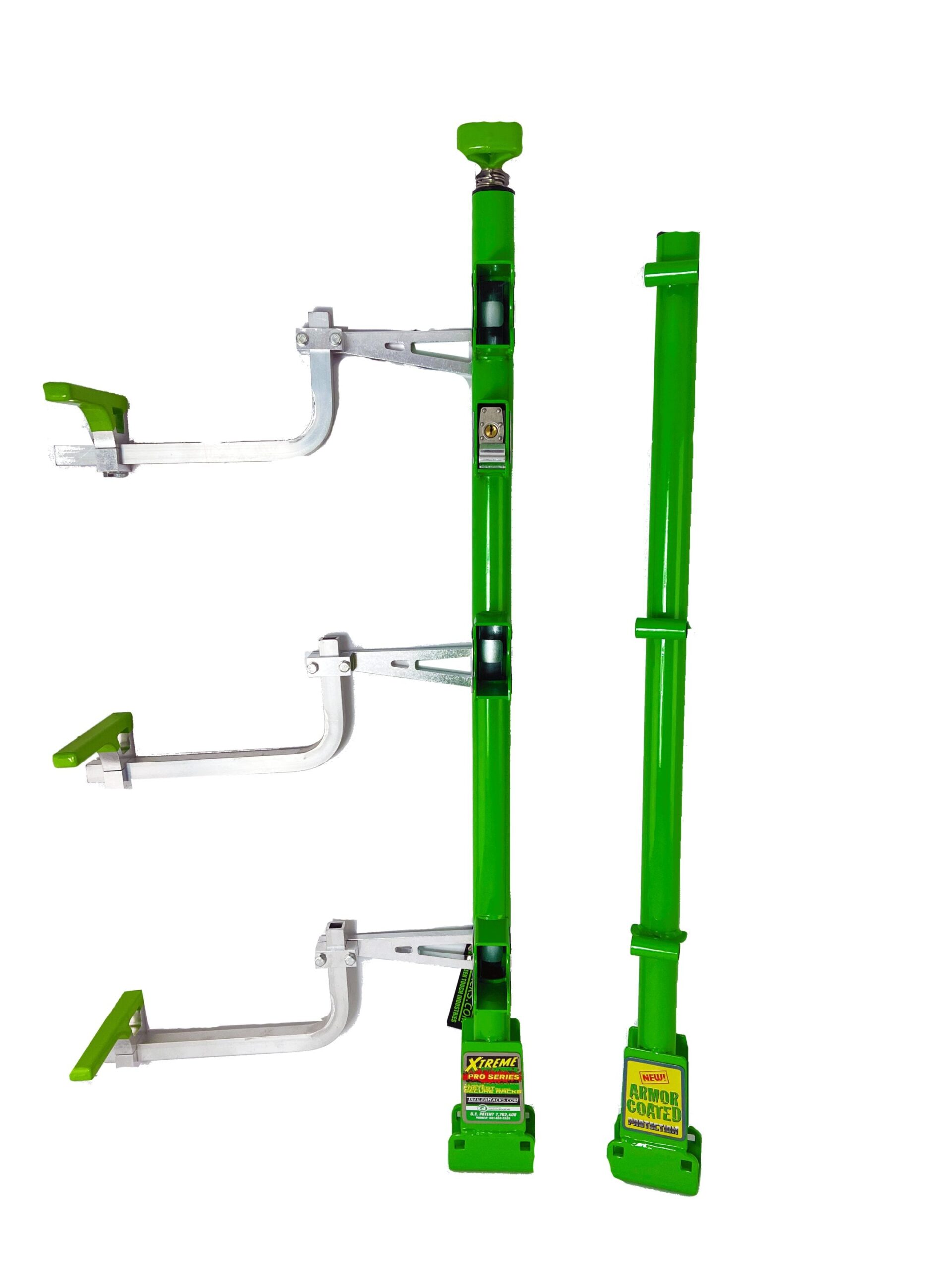 GREEN TOUCH INDUSTRIES Xtreme Pro Series 3-position Trimmer Rack For Open and Enclosed Trailers- Durable Steel Construction