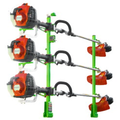 GREEN TOUCH INDUSTRIES Xtreme Pro Series 3-position Trimmer Rack For Open and Enclosed Trailers- Durable Steel Construction