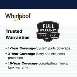 Whirlpool Central Water Whole House Water Filtration System 9.6-GPM 40 Micron