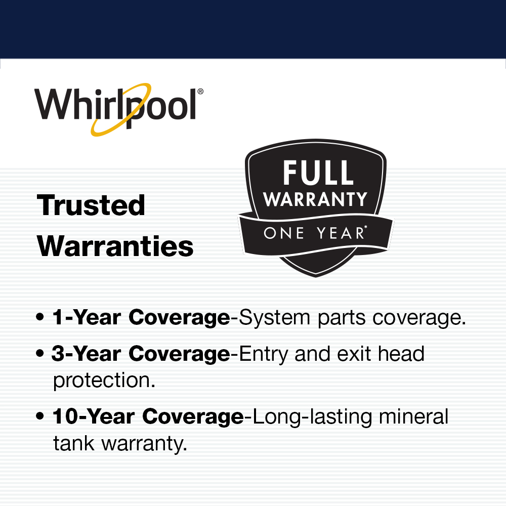 Whirlpool Central Water Whole House Water Filtration System 9.6-GPM 40 Micron