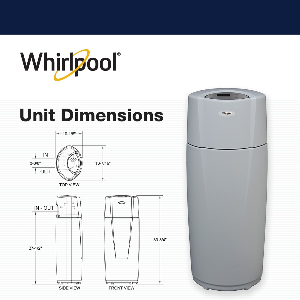 Whirlpool Central Water Whole House Water Filtration System 9.6-GPM 40 Micron