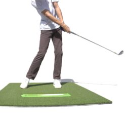 Divot Board Golf Swing Path Mat with Premium Golf Turf