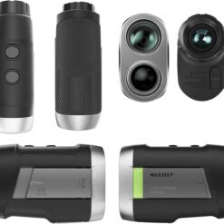 MILESEEY Golf Rangefinder with Slope, 0.3s Flag Lock, Rechargeable Battery, Magnetic Strip, 5500GS, 6x Magnification, Water Resistant, for Golf, Hunting, Outdoor Activities