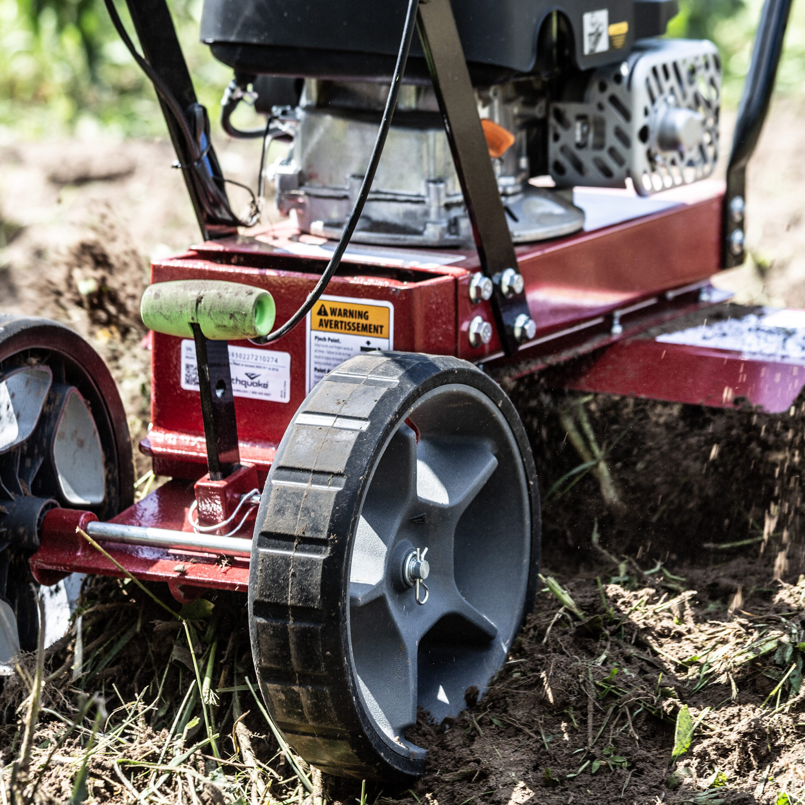 Earthquake Badger 160-cc 21-in Front -Tine Forward-rotating Tiller