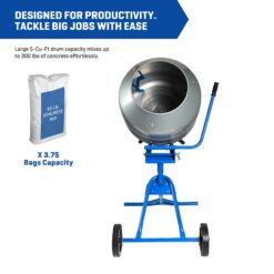 Kobalt Concrete mixer 5-cu ft