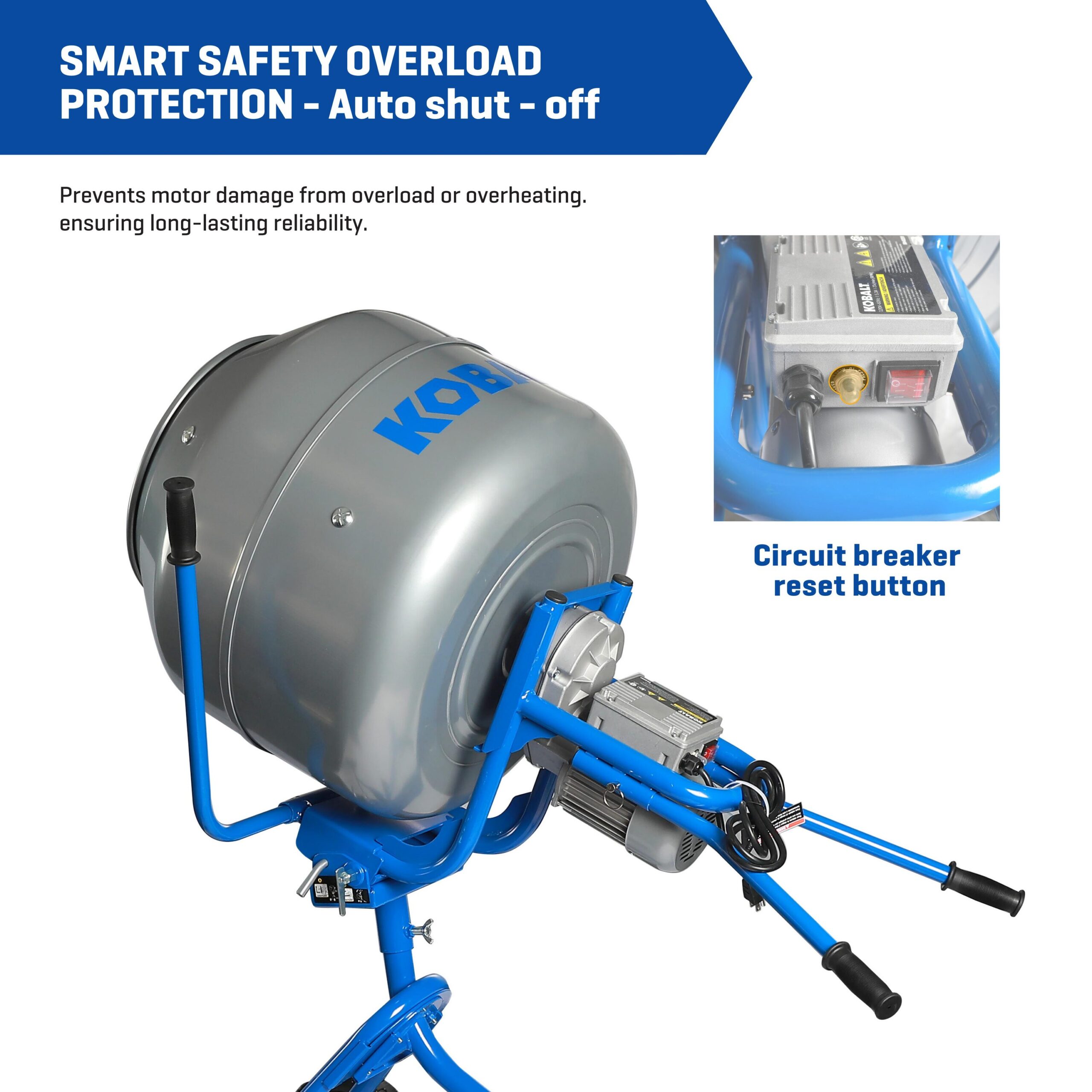 Kobalt Concrete mixer 5-cu ft