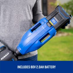Kobalt 80-volt 8-in Handheld Battery Lawn Edger (Battery Included)
