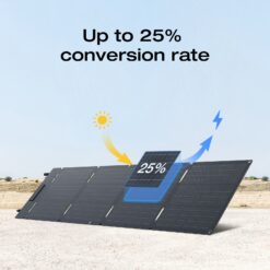 EcoFlow 300 -Watts Portable Power Station (1 Solar Panel Included) (Battery Included and Charger Not Included)
