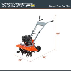 YARDMAX YT5330 79-cc 21-in Front -Tine Forward-rotating Tiller