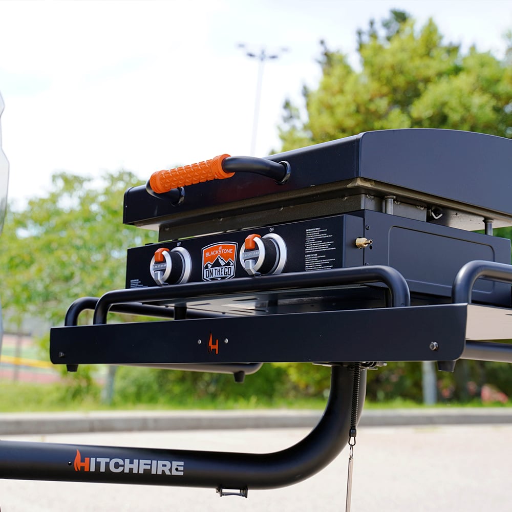 Hitchfire Ledge 38-in L x 24-in W x 9-in H Steel Hitch Cargo tray