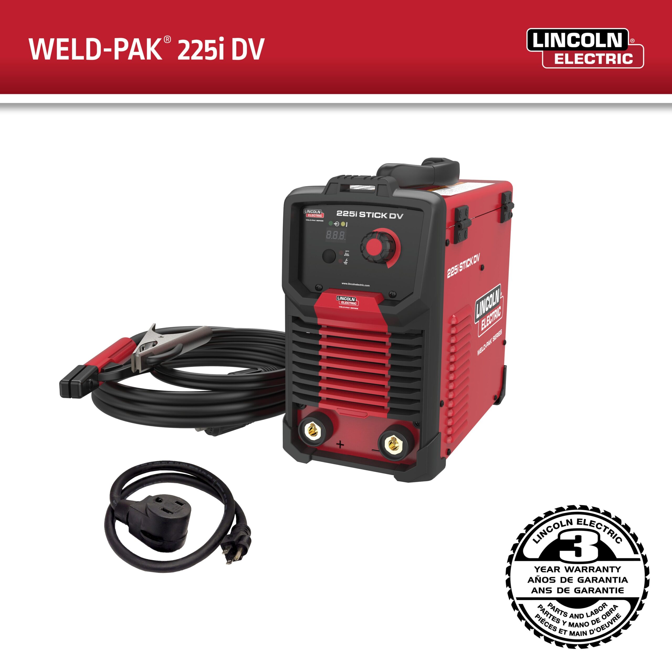 Lincoln Electric 120 -Volt / 225 -Amp Stick Welder