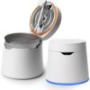 Carepod One Plus Stainless Steel Humidifier for Large Room with Mood Light, Quiet & Safe for Baby, Only 3 Washable Parts, Easy to Clean Ultrasonic Cool Mist Humidifiers for Bedroom for 30Hrs (1Gal/4L)