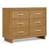 babyGap Skye 6 Drawer Dresser with Interlocking Drawers by Delta Children - Greenguard Gold Certified, Acorn