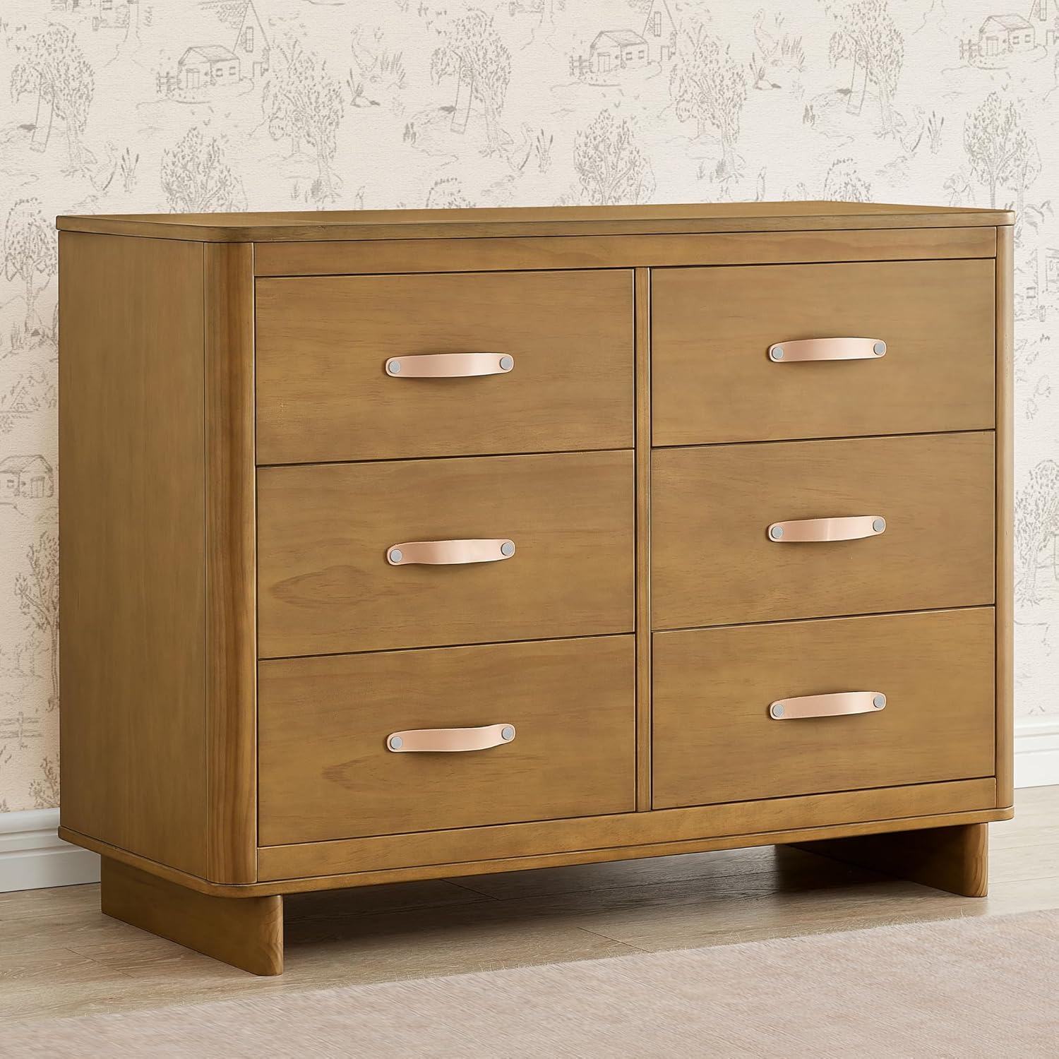 babyGap Skye 6 Drawer Dresser with Interlocking Drawers by Delta Children - Greenguard Gold Certified, Acorn