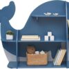 Delta Children Whale Bookcase - Greenguard Gold Certified, Blue