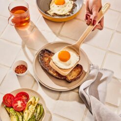 Caraway Wooden Utensil Set - 5 Piece Cooking Utensil Set - Spoon, Server, Scraper, Spatula, & Tongs