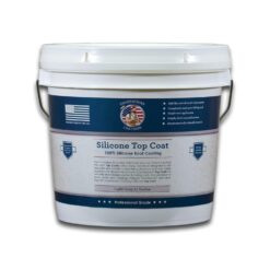 Silicone Roof Coating for RVs, Campers & Flat Roofs - Waterproof Seal for Leaks, Cracks & Seams - Ponding Water Resistant -1 Gallon Light Gray