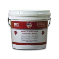 Countryman Coatings Heavy-Duty Silicone Roof Patch and Repair Paste – High-Solids, Non-Sag Formula – 1 Gallon – White