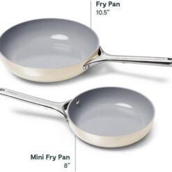 Caraway Nonstick Ceramic Frying Pan (2.7 qt, 10.5