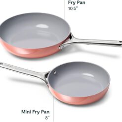 Caraway Nonstick Ceramic Frying Pan (2.7 qt, 10.5