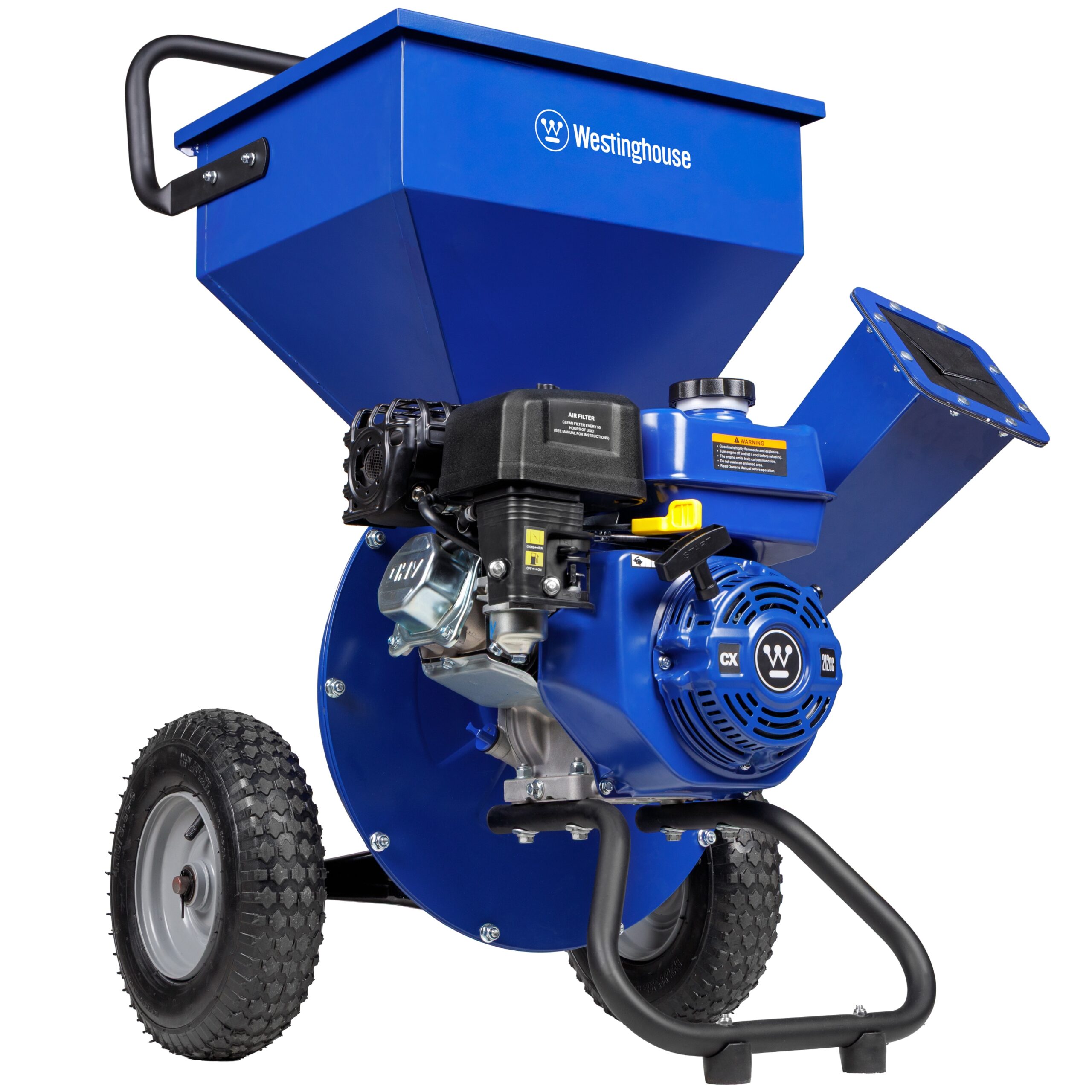 Westinghouse Manual 7 -HP OEM Gas Wood Chipper, 3-in Maximum Branch Diameter 2.8-Bushel Bag Included