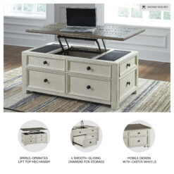 Signature Design by Ashley Bolanburg Coffee Table with Lift Top