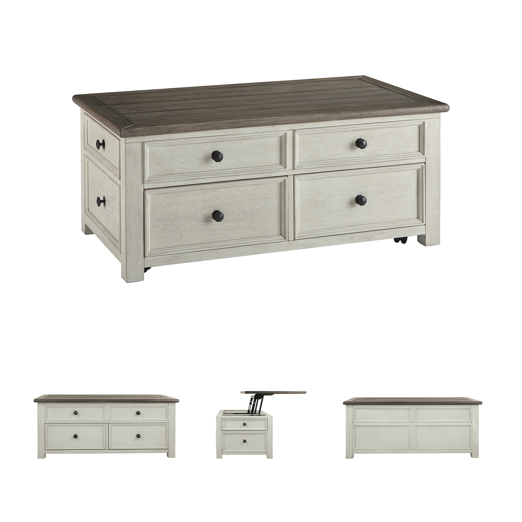 Signature Design by Ashley Bolanburg Coffee Table with Lift Top