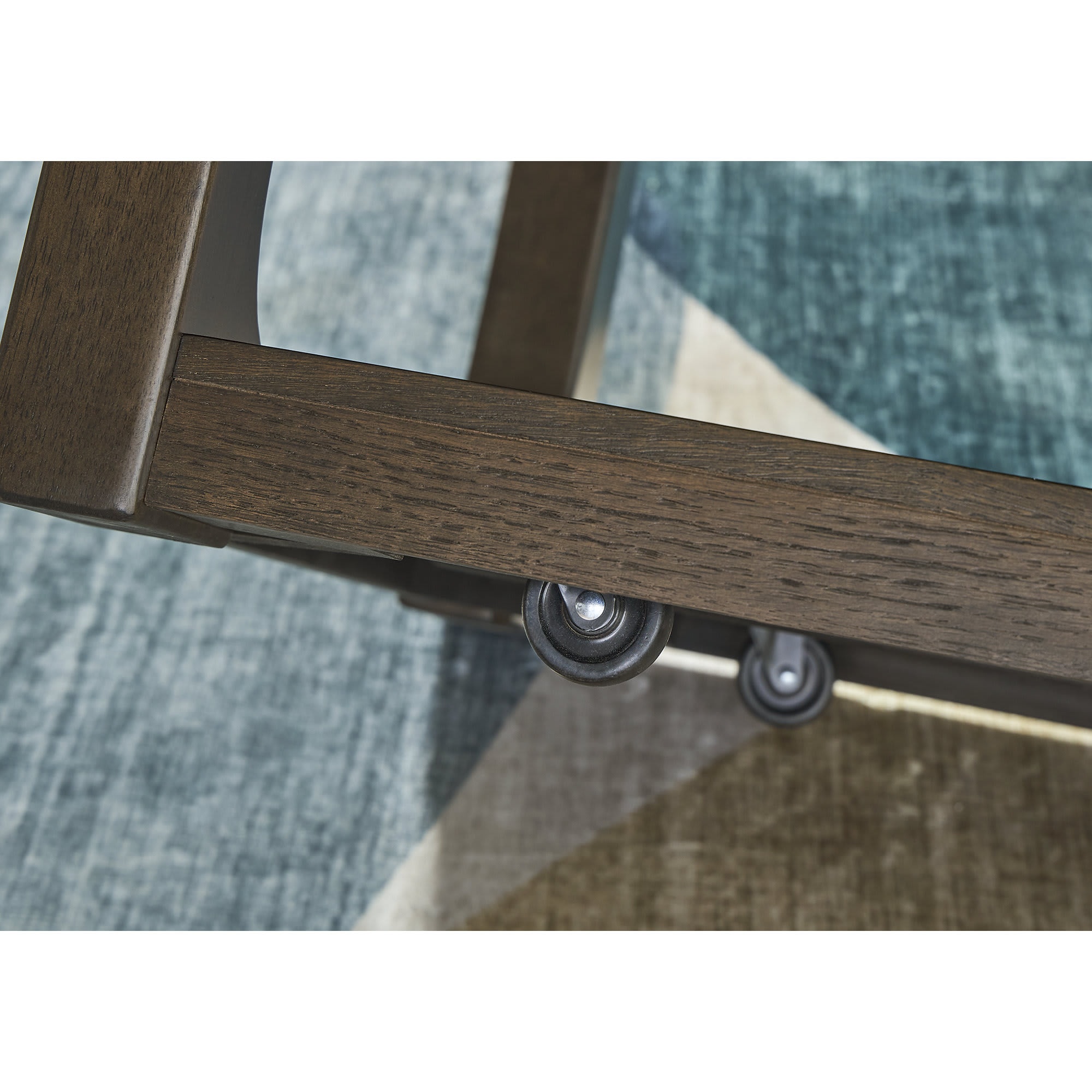 Signature Design by Ashley Breckington Dark Brown Wood Finish Coffee Table with Lower Shelf Storage
