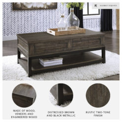 Signature Design by Ashley Johurst Coffee Table with Lift Top